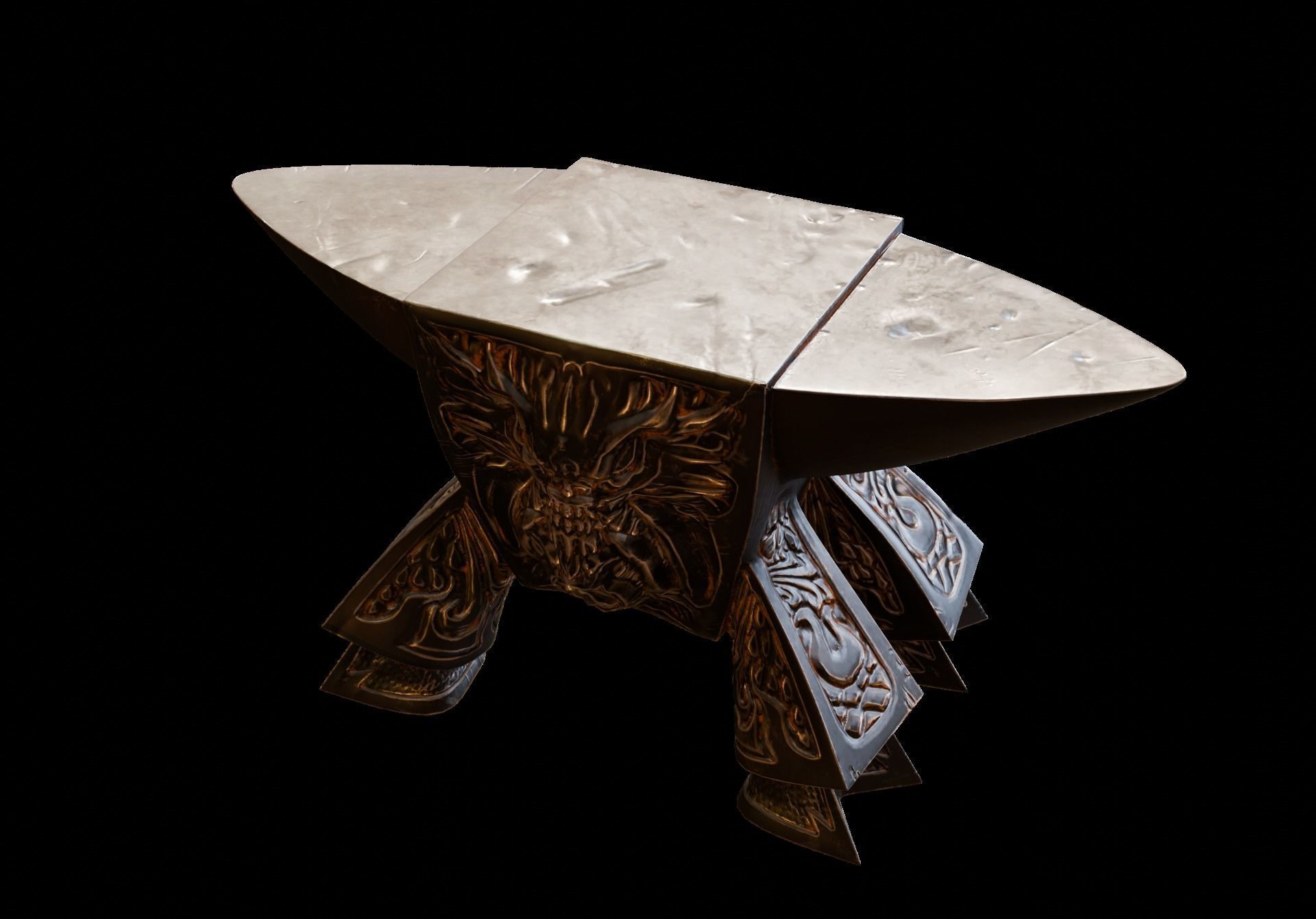 Anvil Wild Boar Low-poly 3D model_1