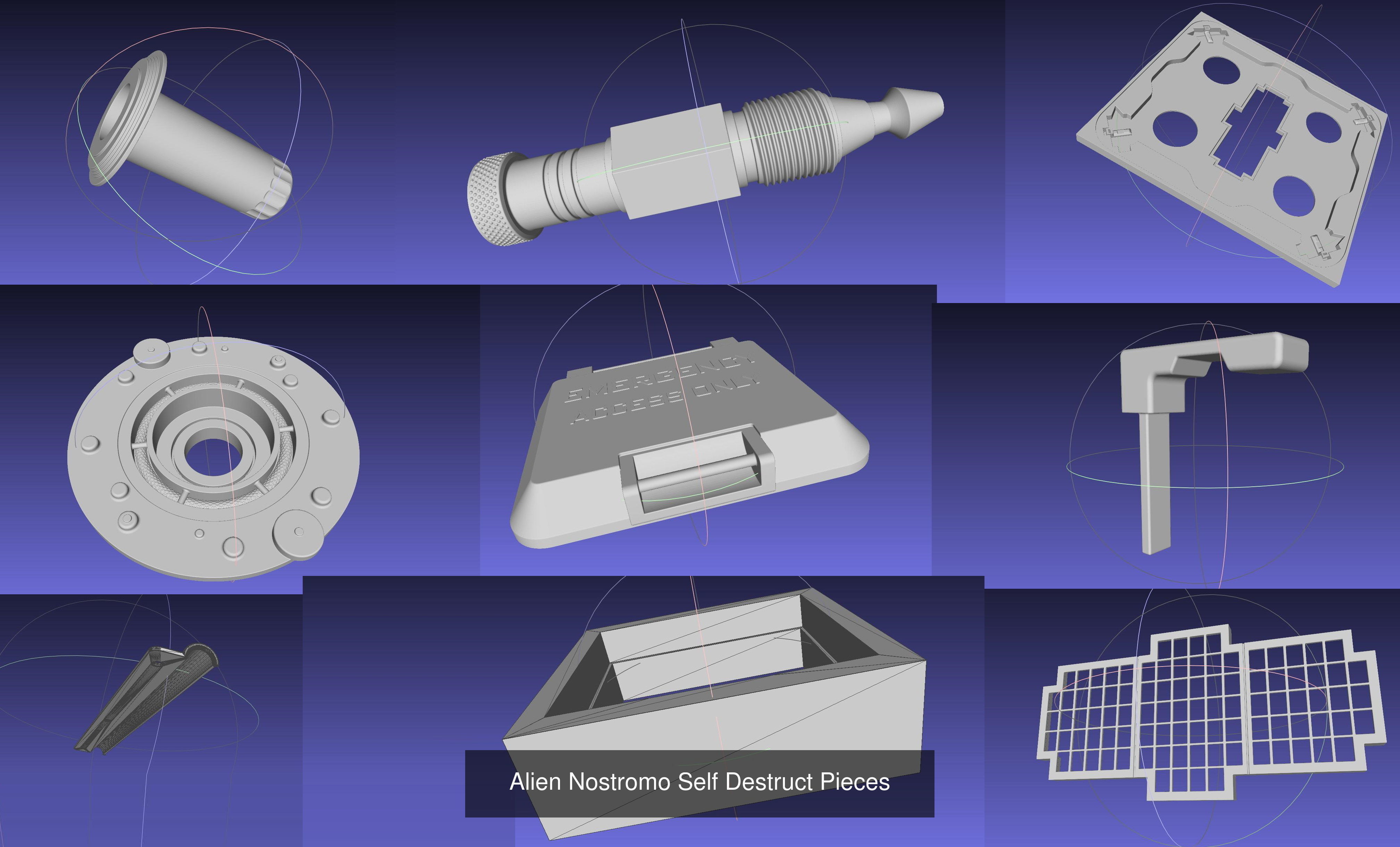 ALIEN Based Models 3D Model Collection_12