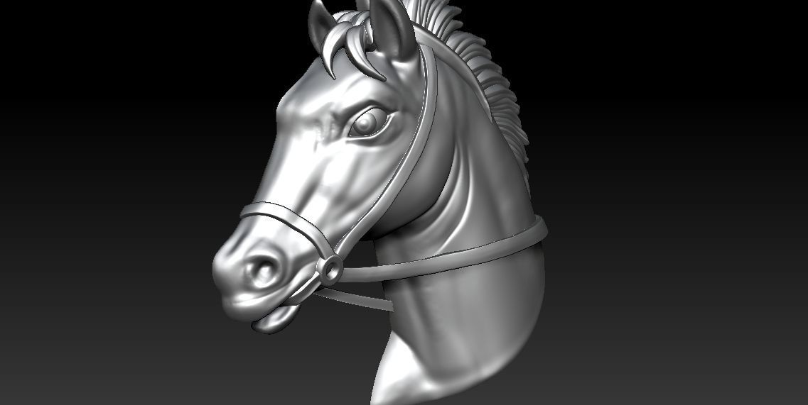  Horse Medallion 3D print model 3D print model_2