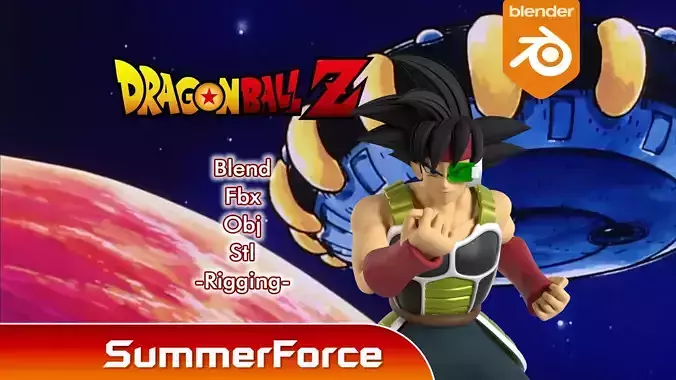 Bardock - Dragonball Z 3D model