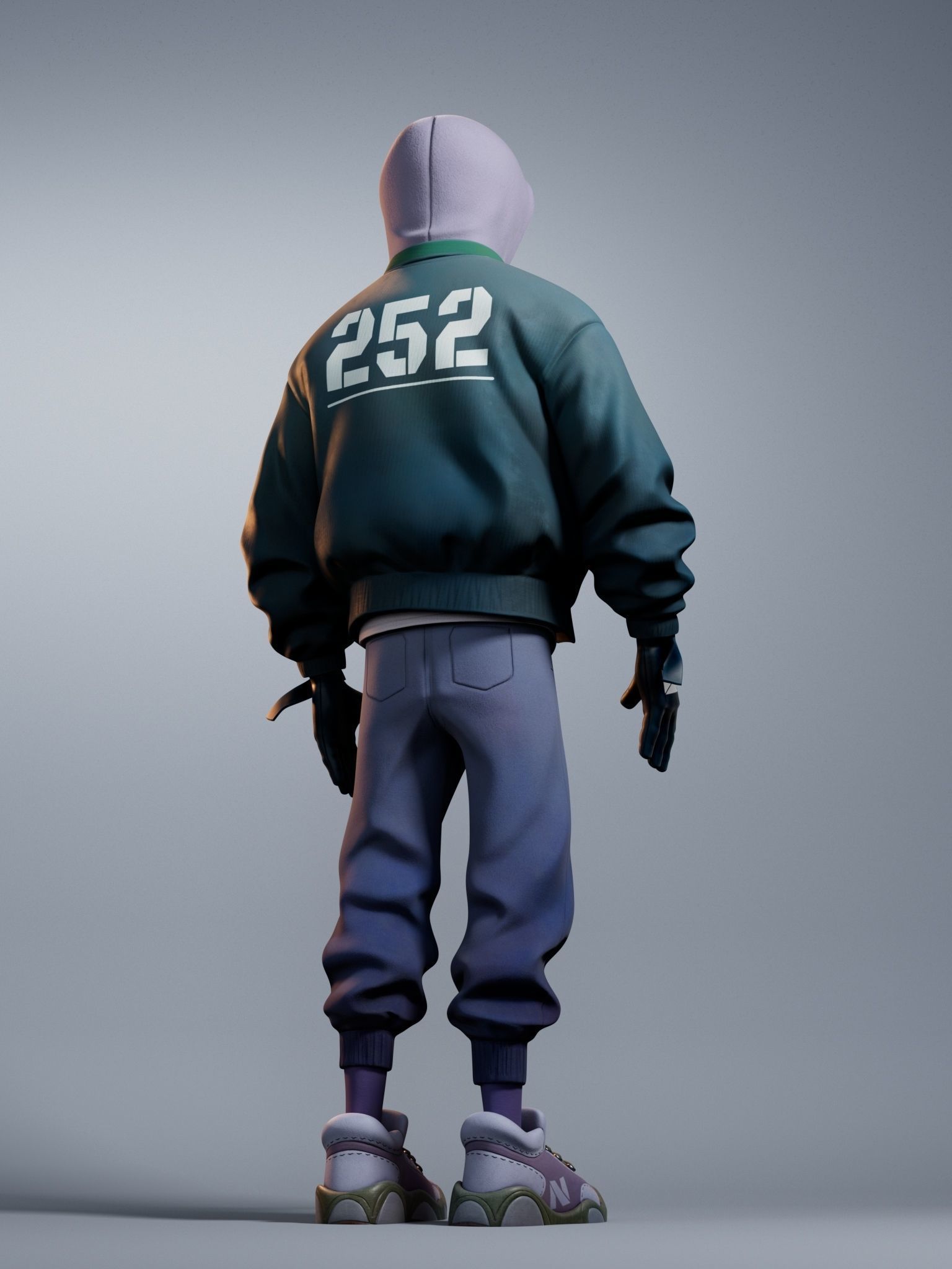 Spider-Man Low-poly 3D model_5