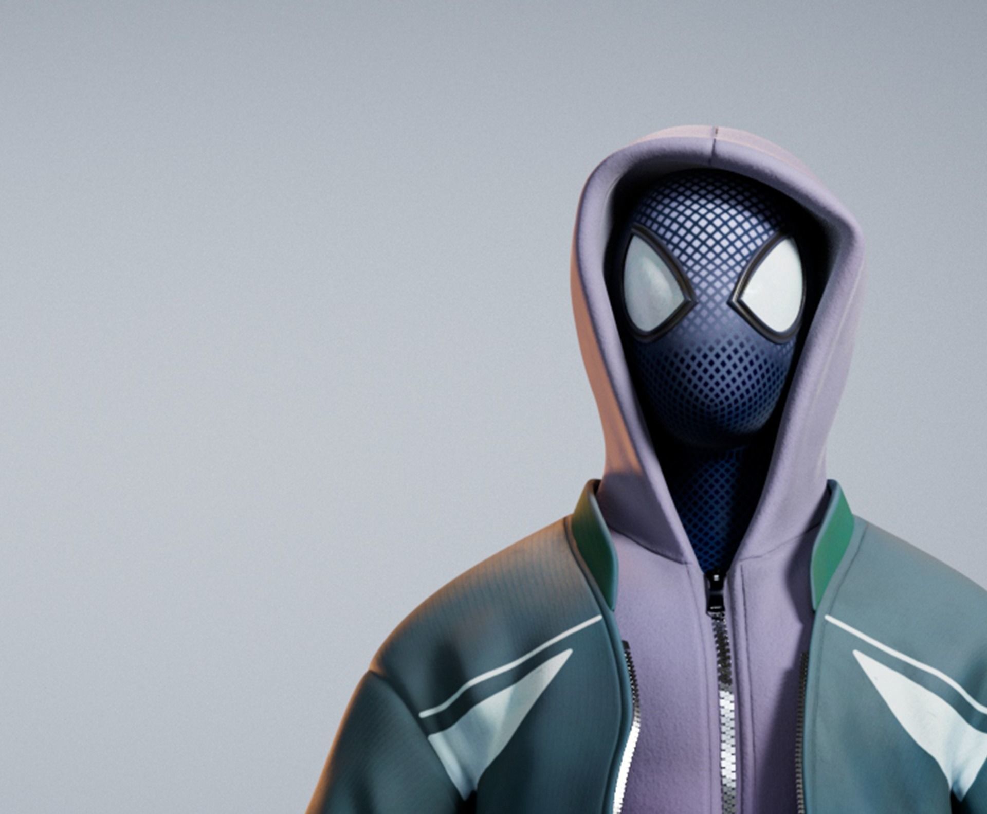 Spider-Man Low-poly 3D model_1