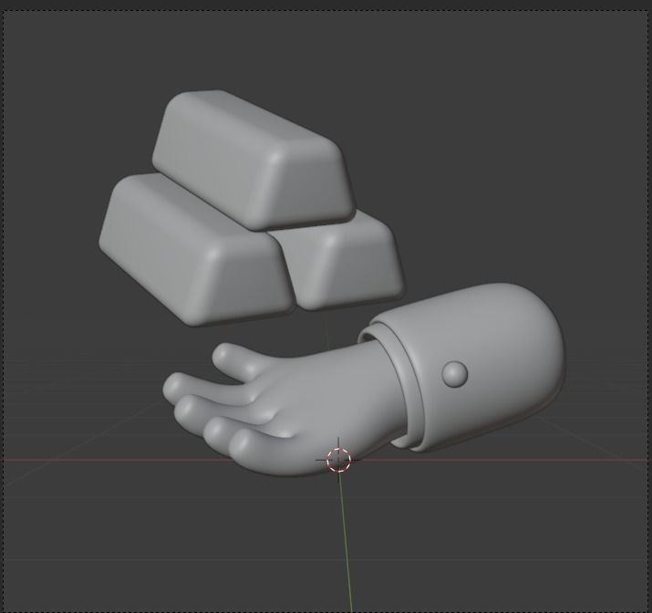 Investment 3d Illustration  Icon Pack 3D model_36