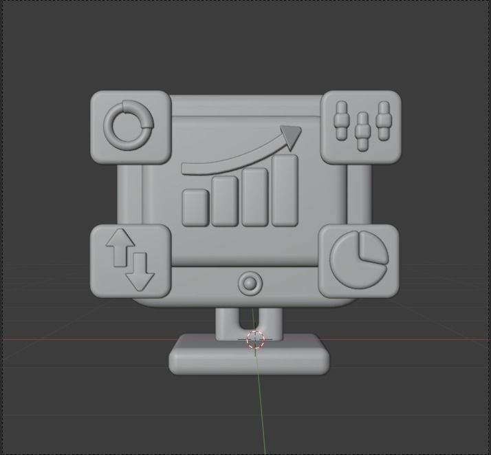 Investment 3d Illustration  Icon Pack 3D model_51