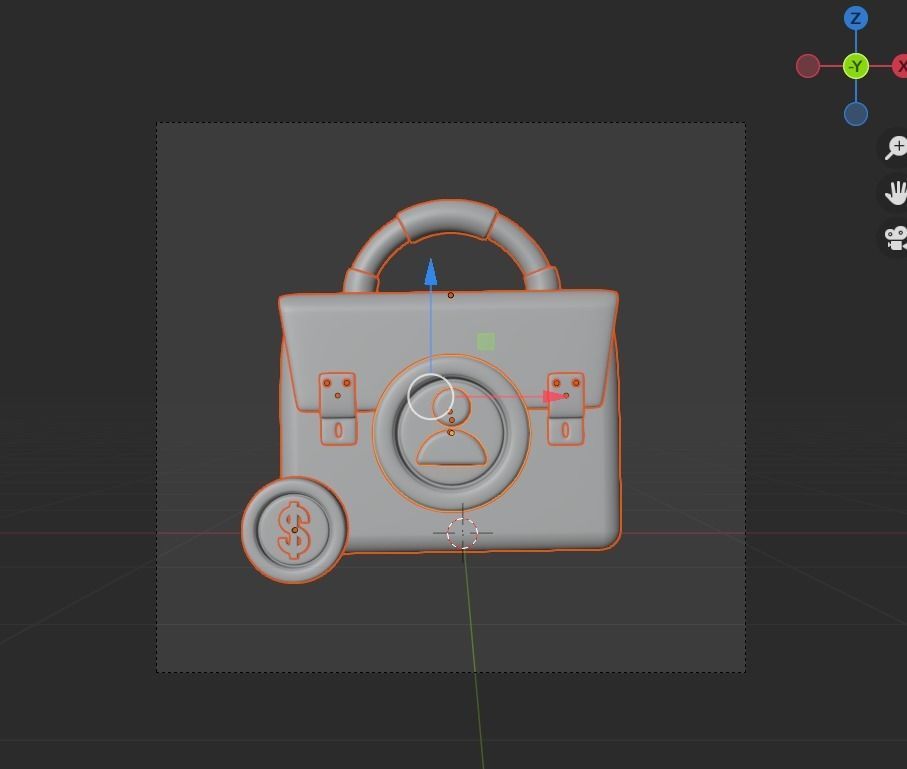 Investment 3d Illustration  Icon Pack 3D model_62
