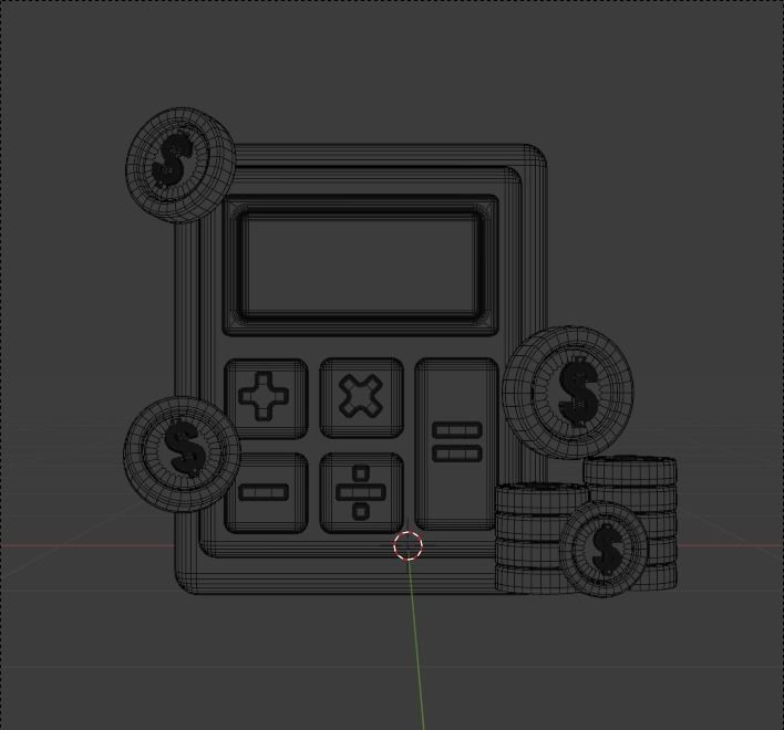 Investment 3d Illustration  Icon Pack 3D model_24