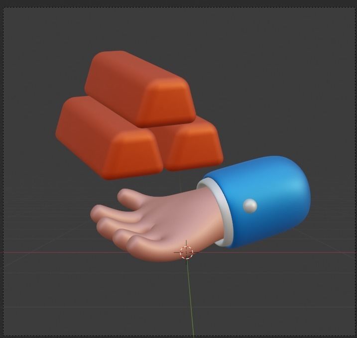 Investment 3d Illustration  Icon Pack 3D model_37