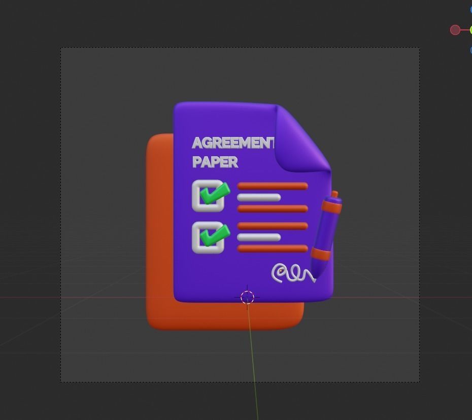 Investment 3d Illustration  Icon Pack 3D model_7