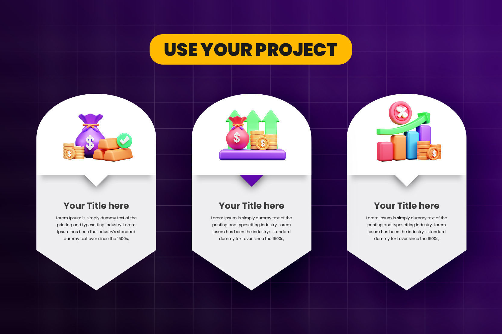 Investment 3d Illustration  Icon Pack 3D model_4