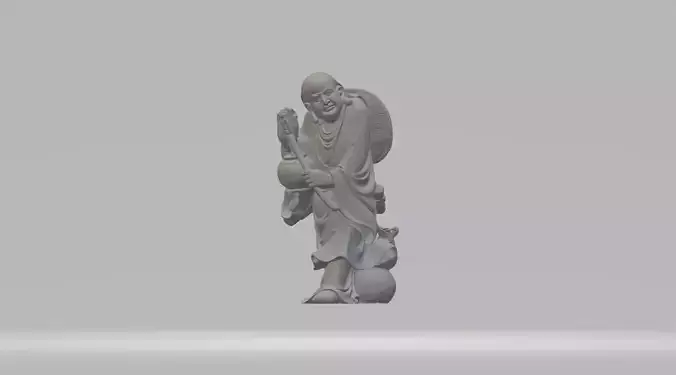 Arhat Buddhist Deity Statue