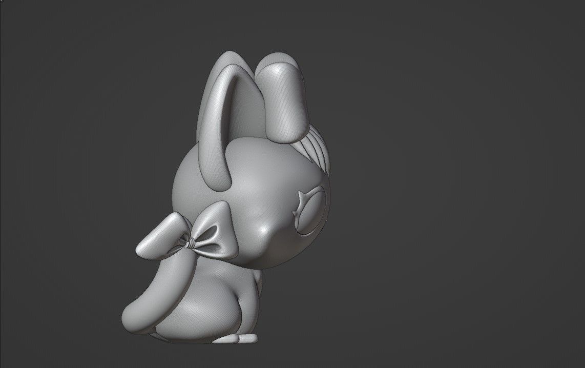 cat girl 3D print model_3