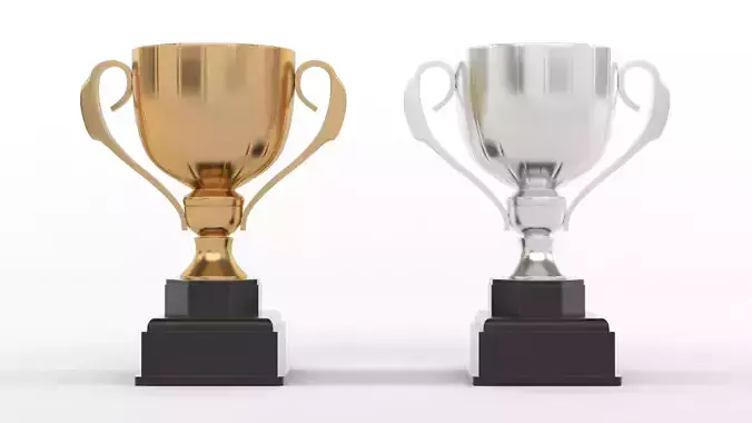 Trophy Cups 3D model