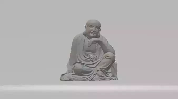 Arhat Buddhist Deity Statue 