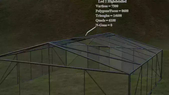 Green House High Detailed Lod1