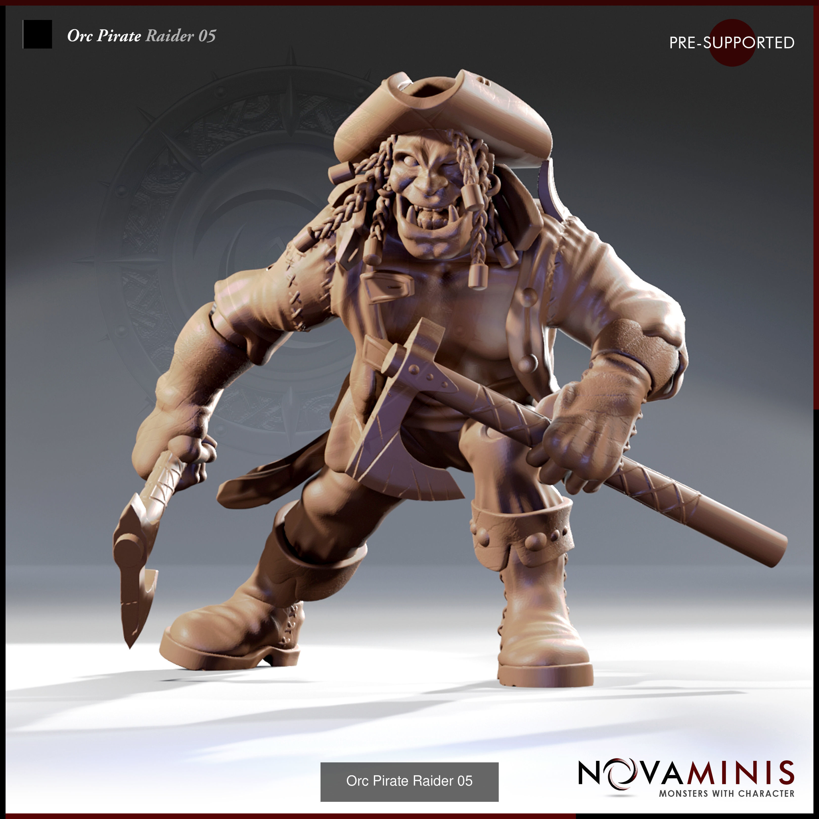 Orc Pirates - The Blue Expanse 3D Model Collection_27