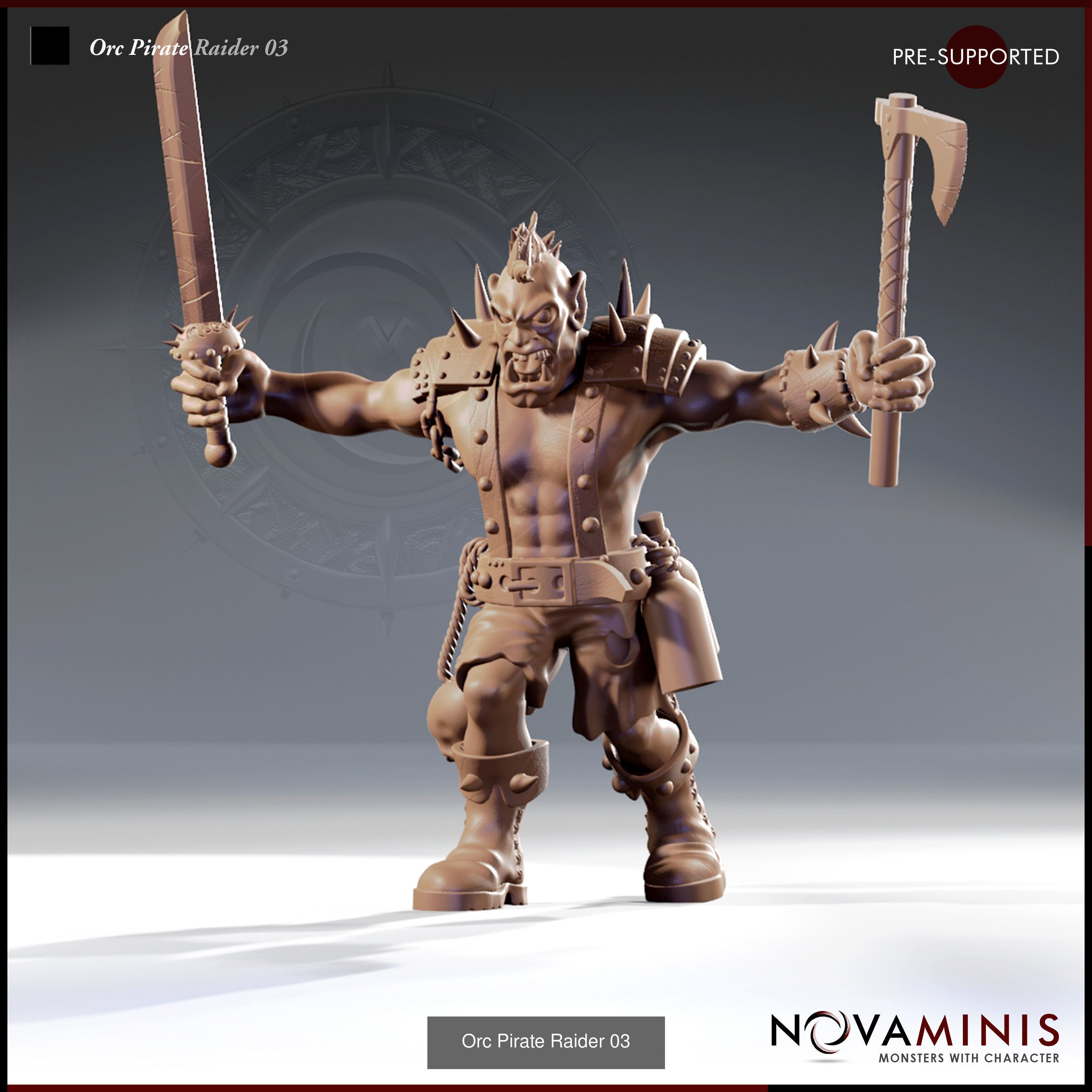 Orc Pirates - The Blue Expanse 3D Model Collection_25