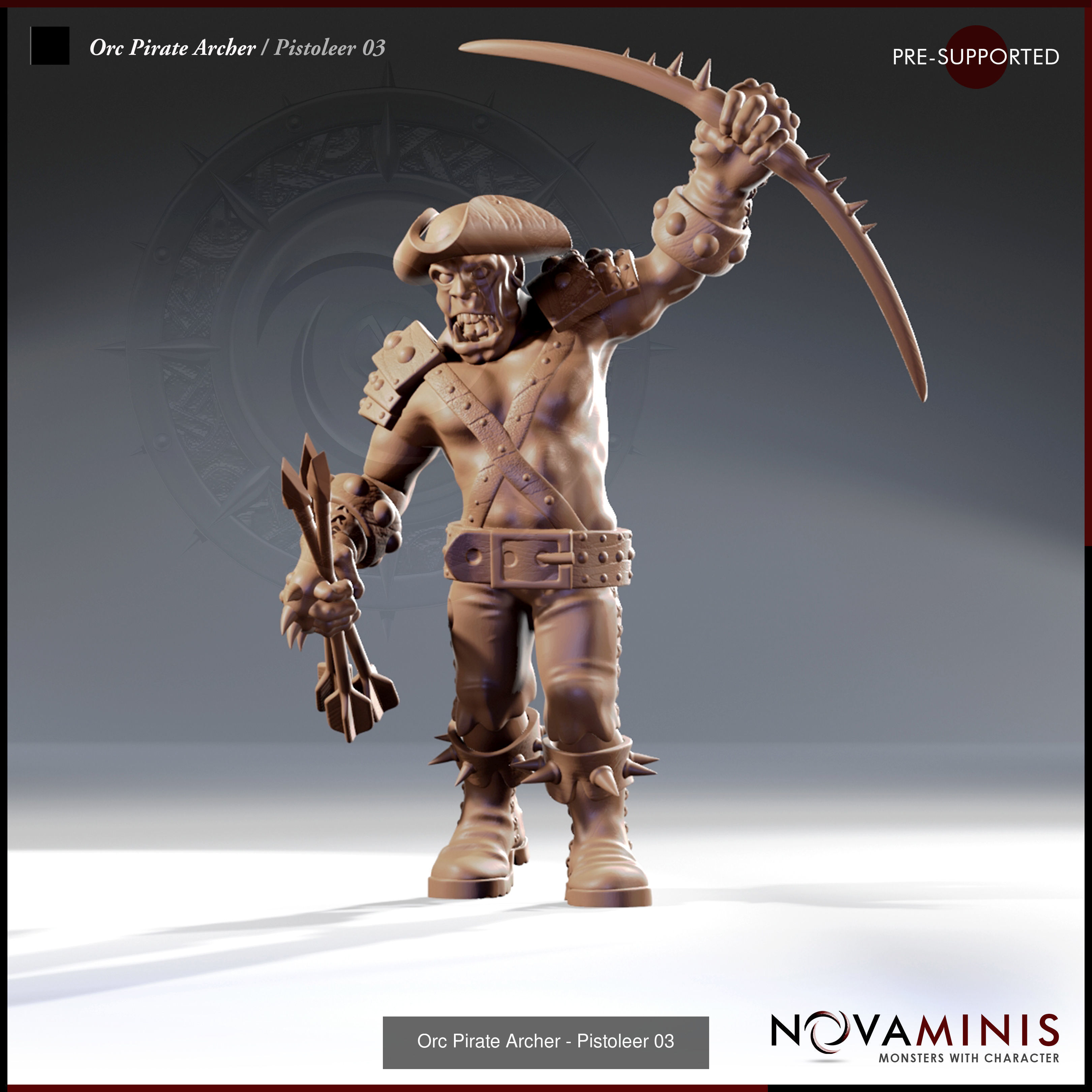 Orc Pirates - The Blue Expanse 3D Model Collection_21