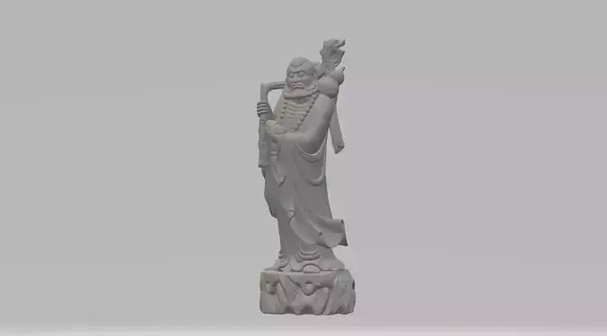 Arhat Buddhist Deity Statue 