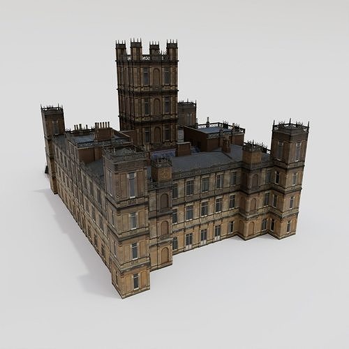Highclere Castle 3D model | CGTrader