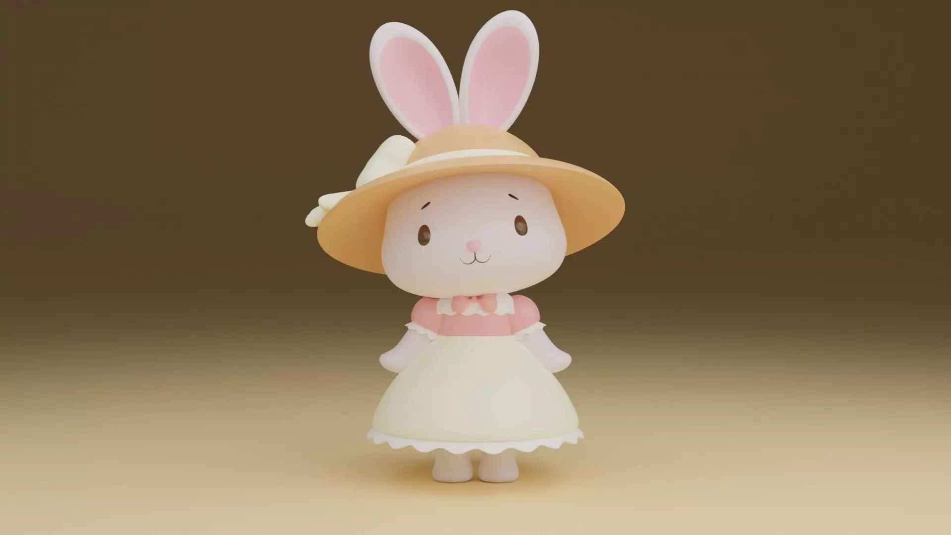 rabbit farmer 3D print model_0