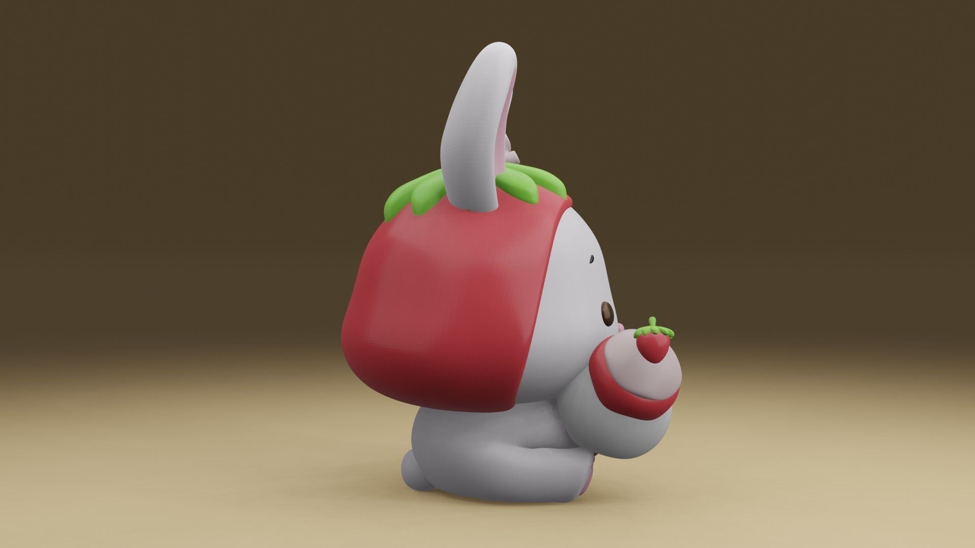 rabbit ice cream 3D print model_9