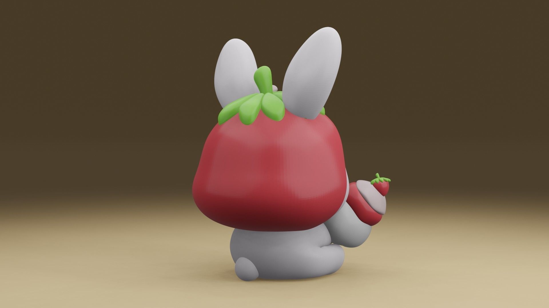 rabbit ice cream 3D print model_10