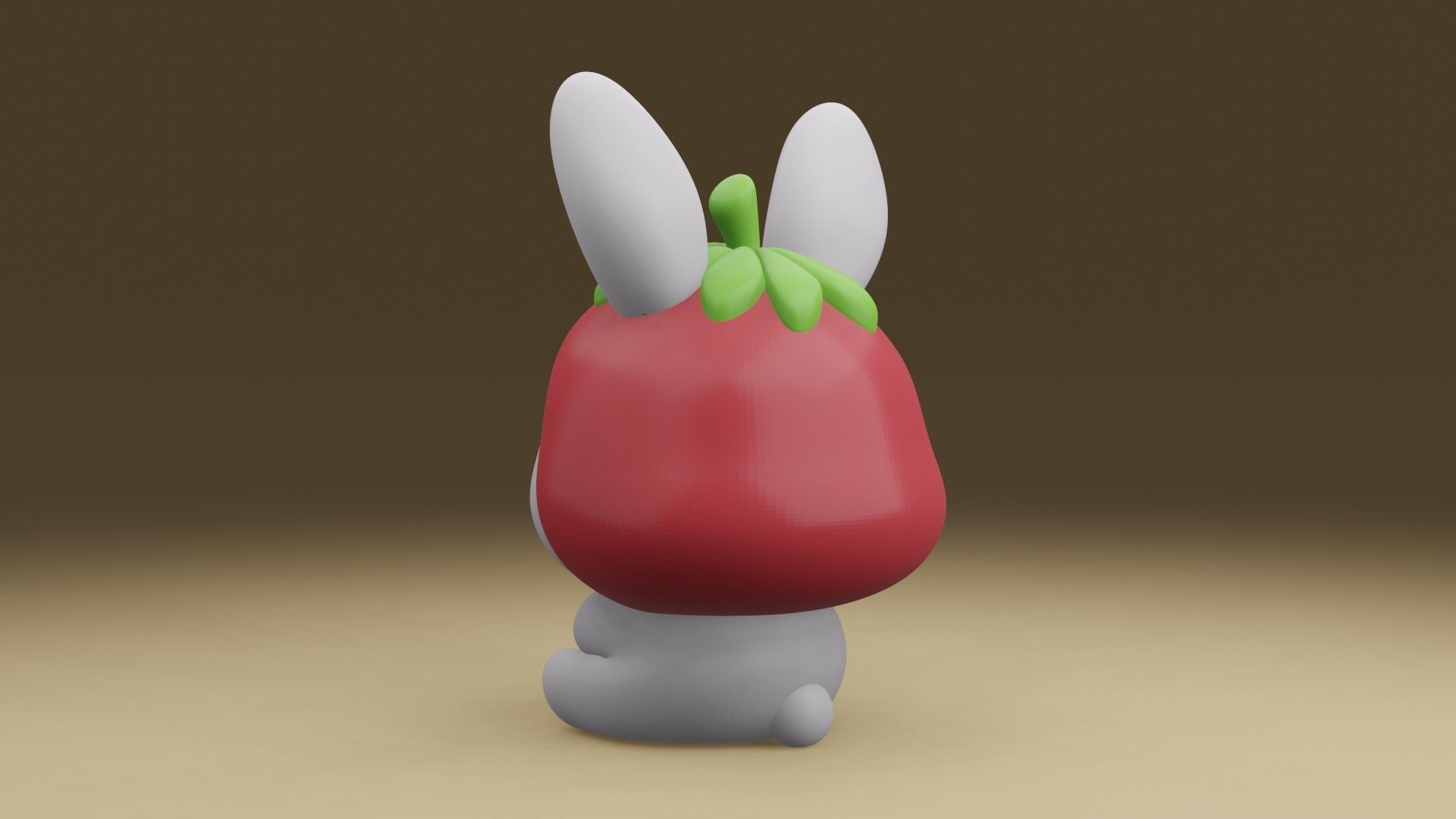 rabbit ice cream 3D print model_12