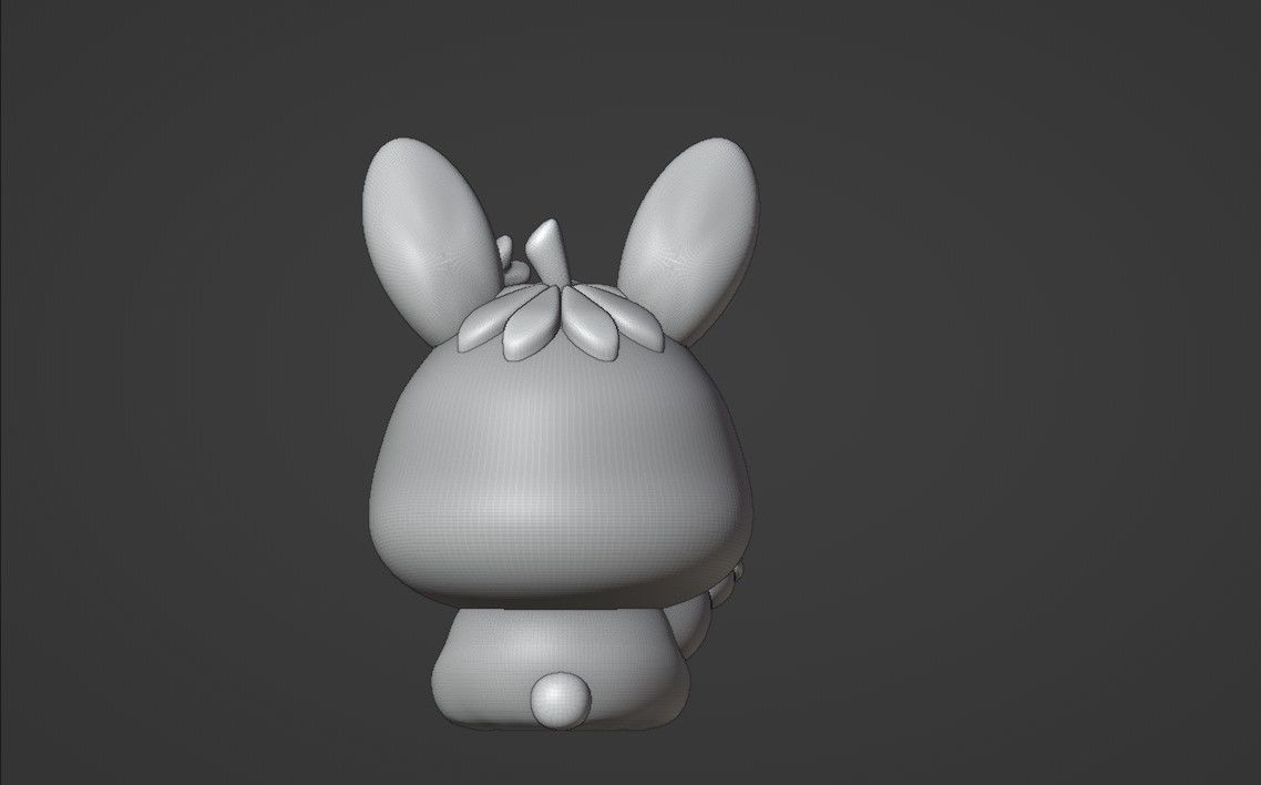rabbit ice cream 3D print model_4