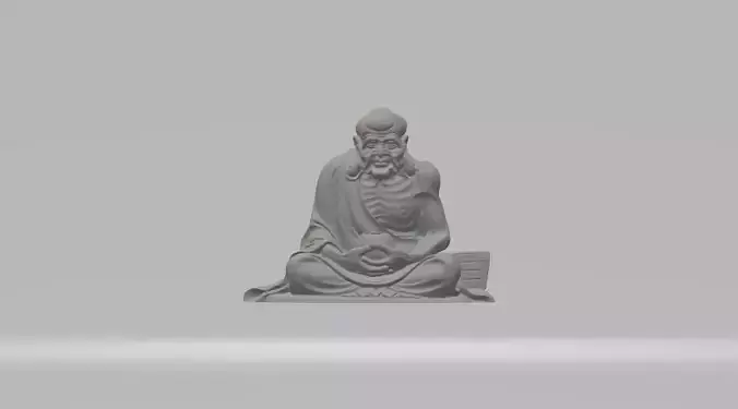 Arhat Buddhist Deity Statue 