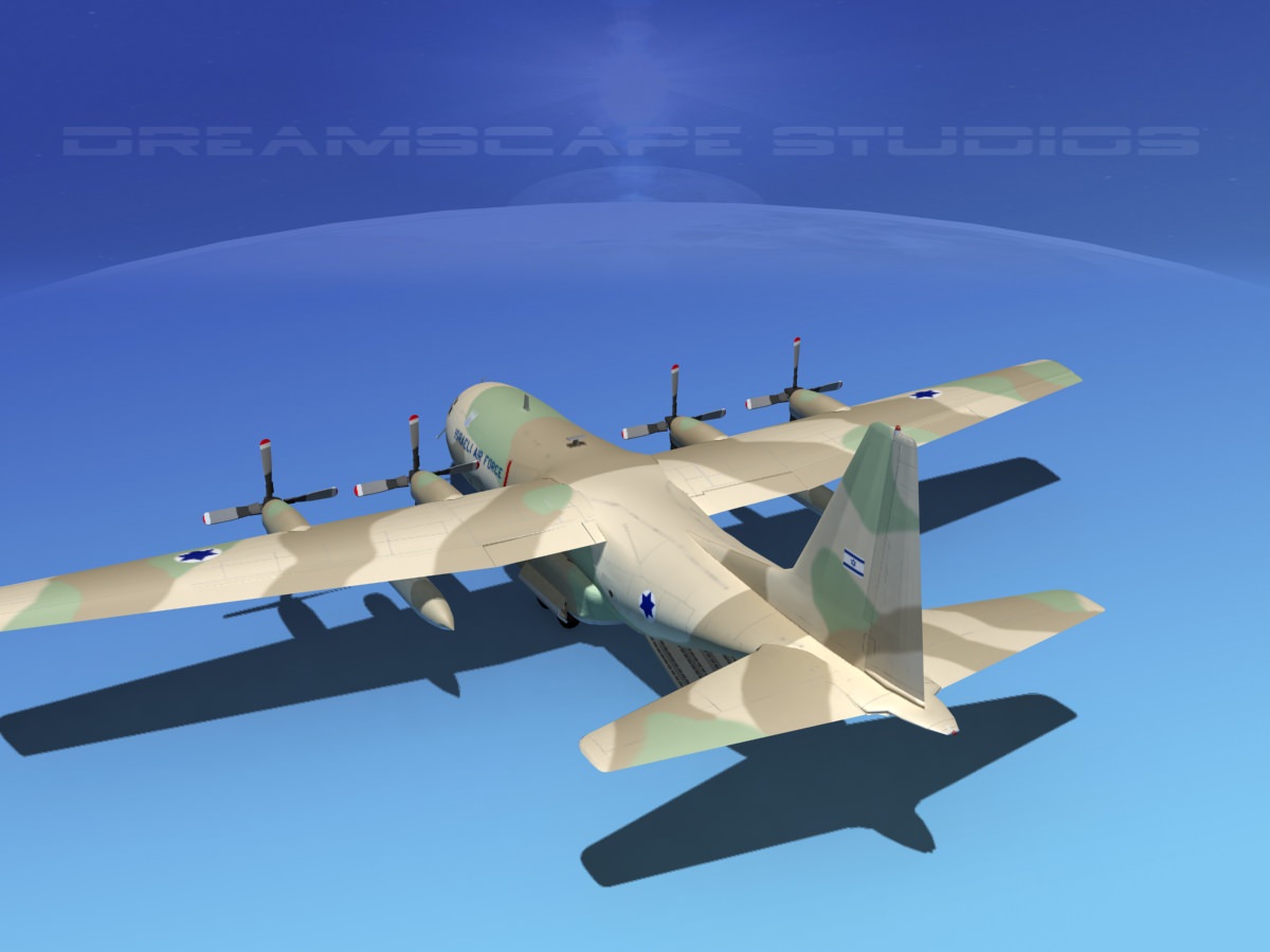 Lockheed C-130 Hercules Israeli Air Force 3D model_8