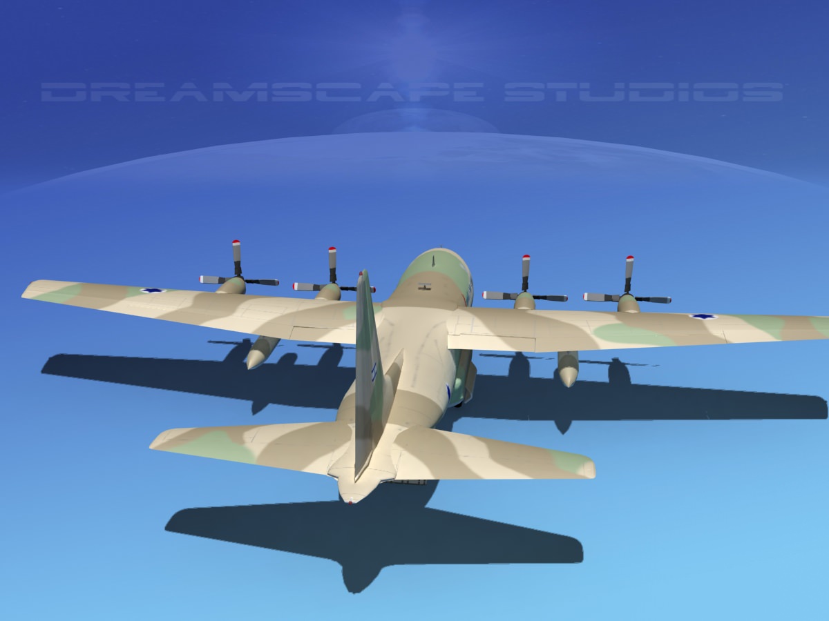 Lockheed C-130 Hercules Israeli Air Force 3D model_7