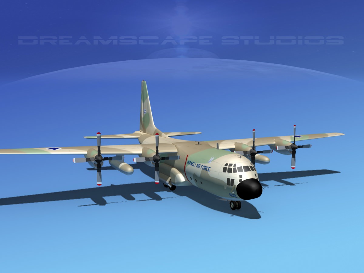 Lockheed C-130 Hercules Israeli Air Force 3D model_3