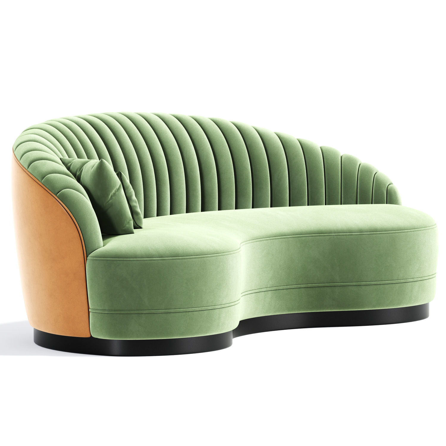 Ignacio Sinuous Curve Sofa 3D model_2