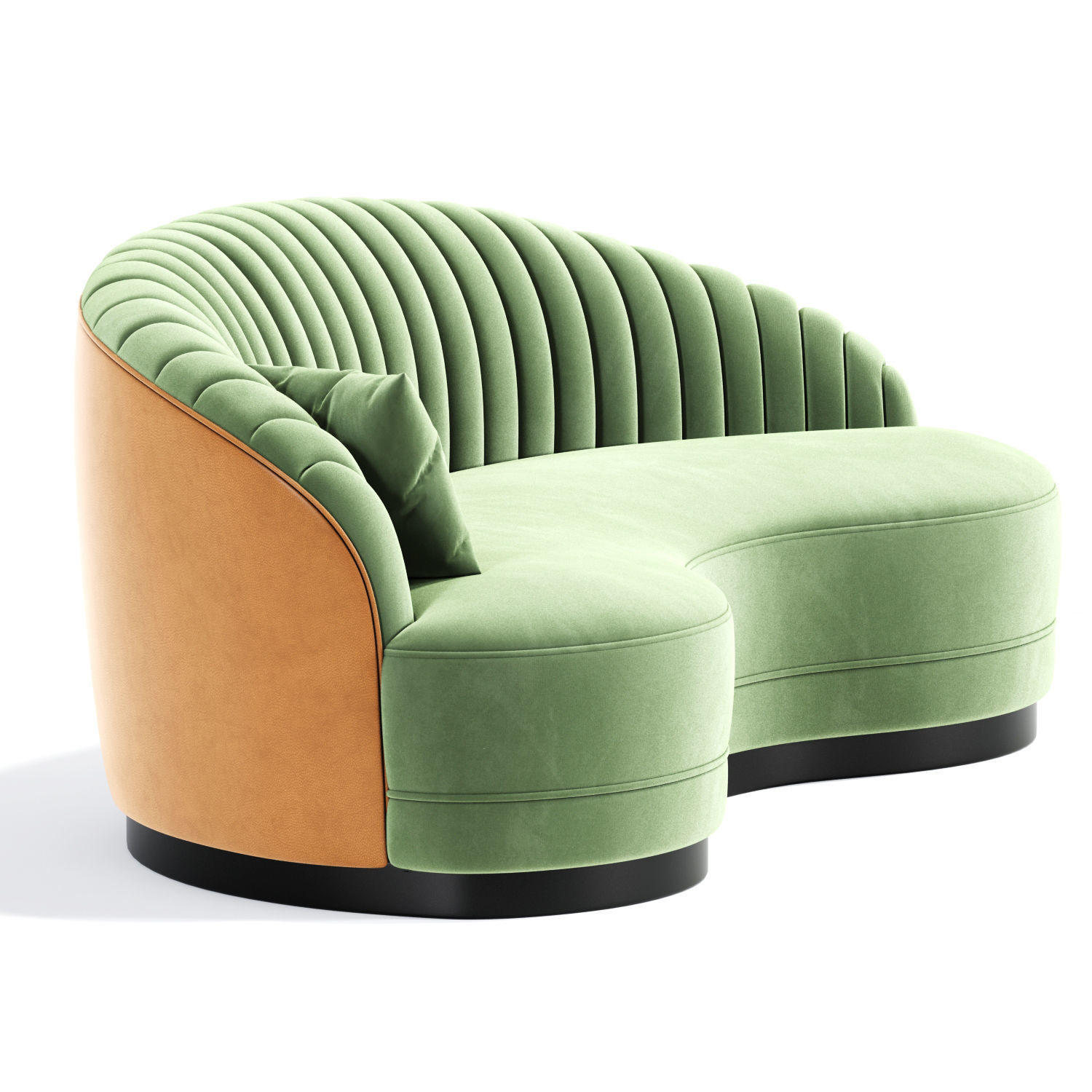Ignacio Sinuous Curve Sofa 3D model_3