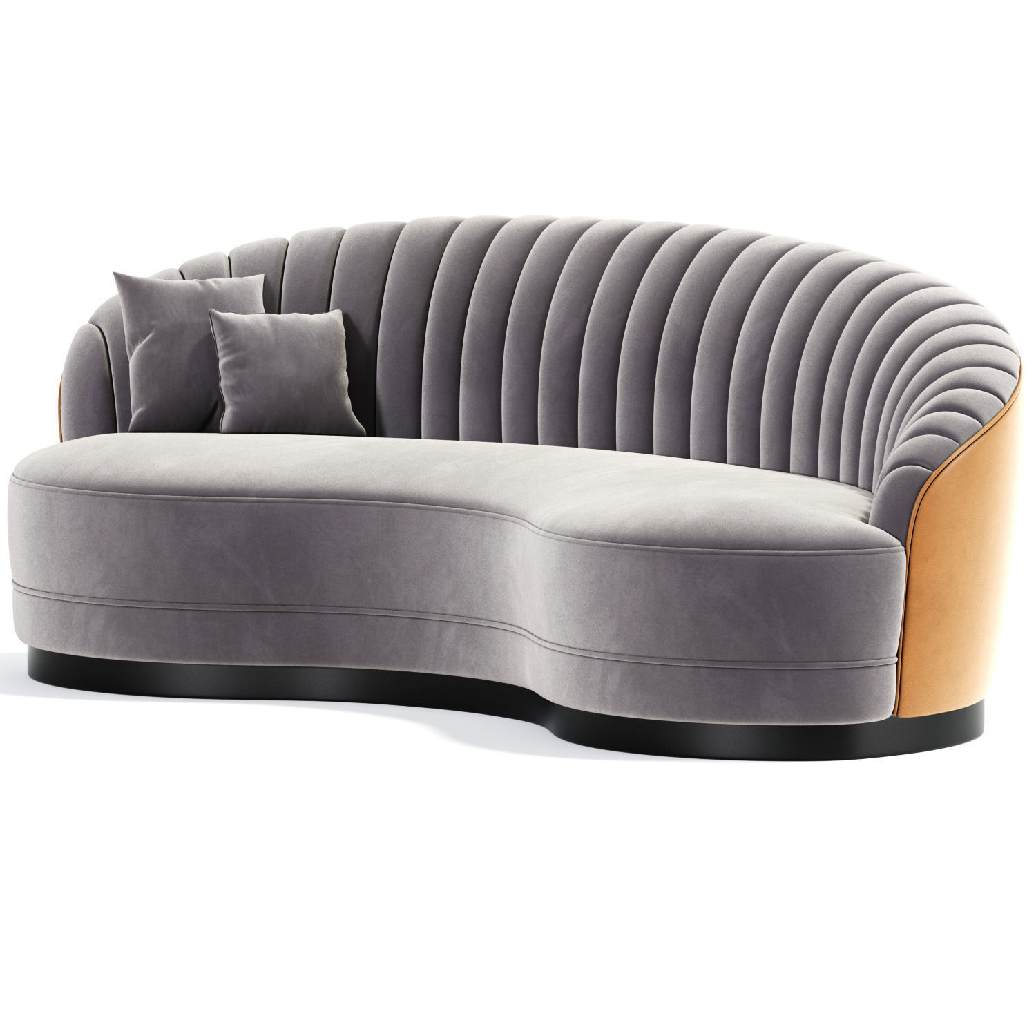 Ignacio Sinuous Curve Sofa 3D model_1