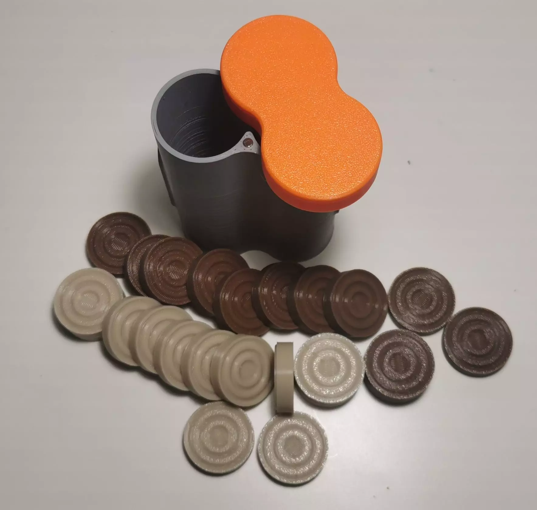 PORTABLE CHECKERS 3D print model_0