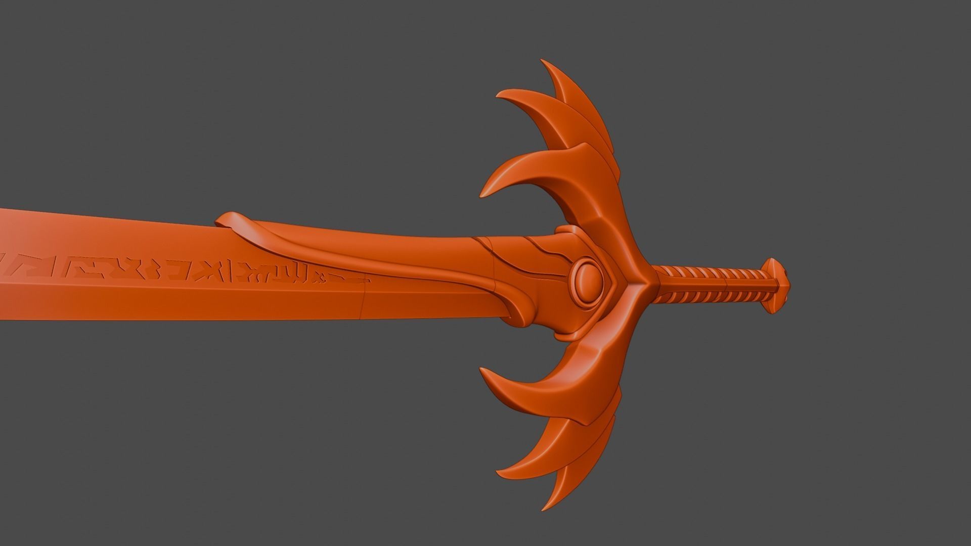 Flame Saber Sword -- Kamen Rider -- 3D Print Ready STL Files 3D print model_5