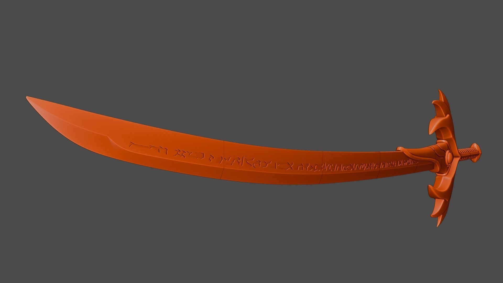 Flame Saber Sword -- Kamen Rider -- 3D Print Ready STL Files 3D print model_6