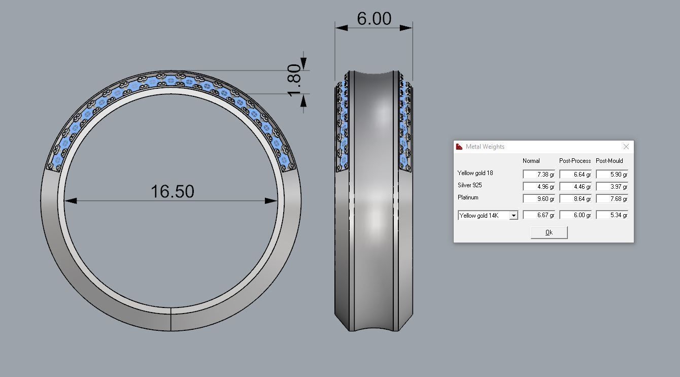 Weeding Ring 3D print model_2