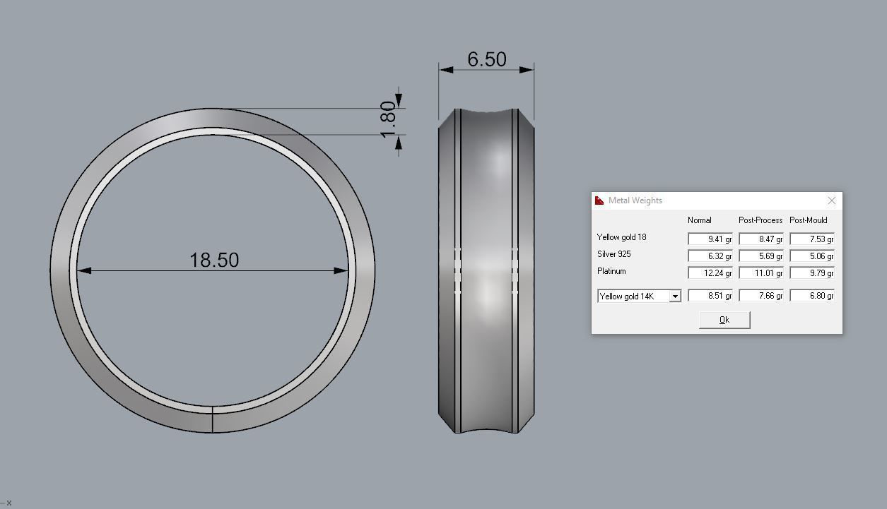 Weeding Ring 3D print model_3