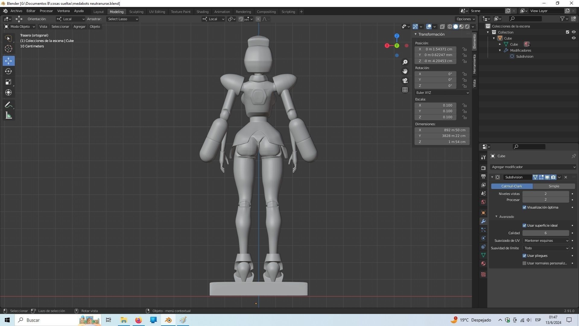 Medabots Neutranurse 3D print model_12