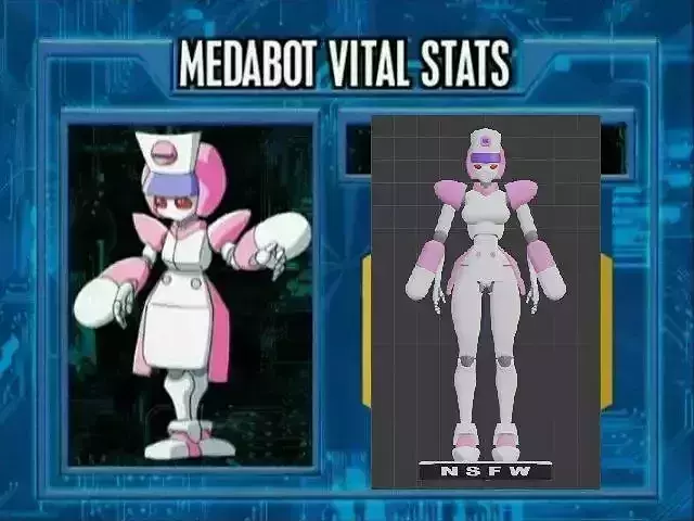 Medabots Neutranurse 3D print model