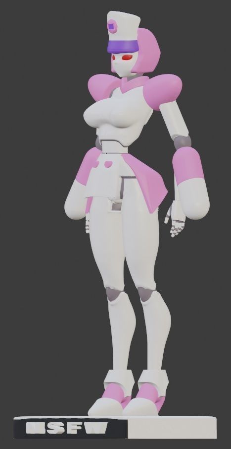 Medabots Neutranurse 3D print model_7