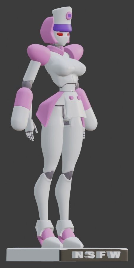 Medabots Neutranurse 3D print model_6