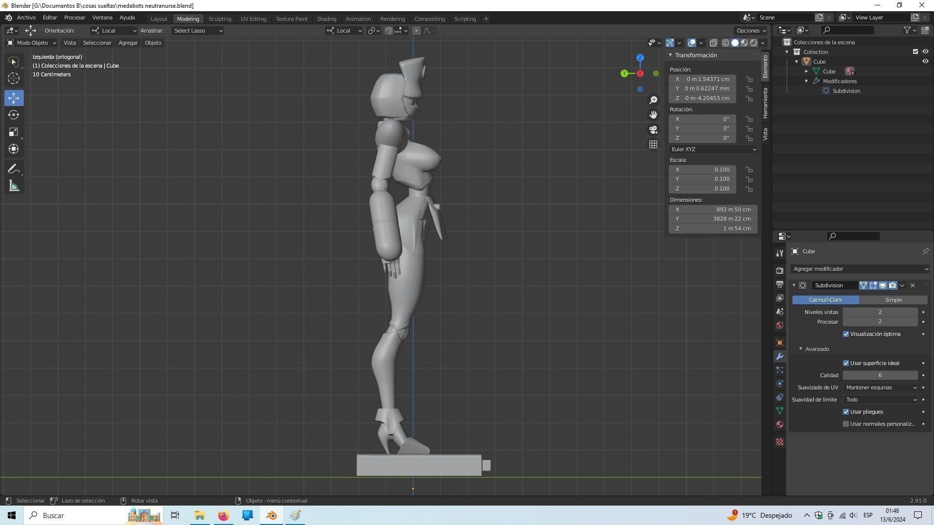 Medabots Neutranurse 3D print model_13