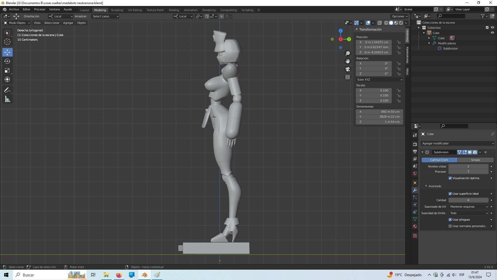 Medabots Neutranurse 3D print model_11