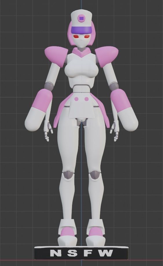 Medabots Neutranurse 3D print model_1