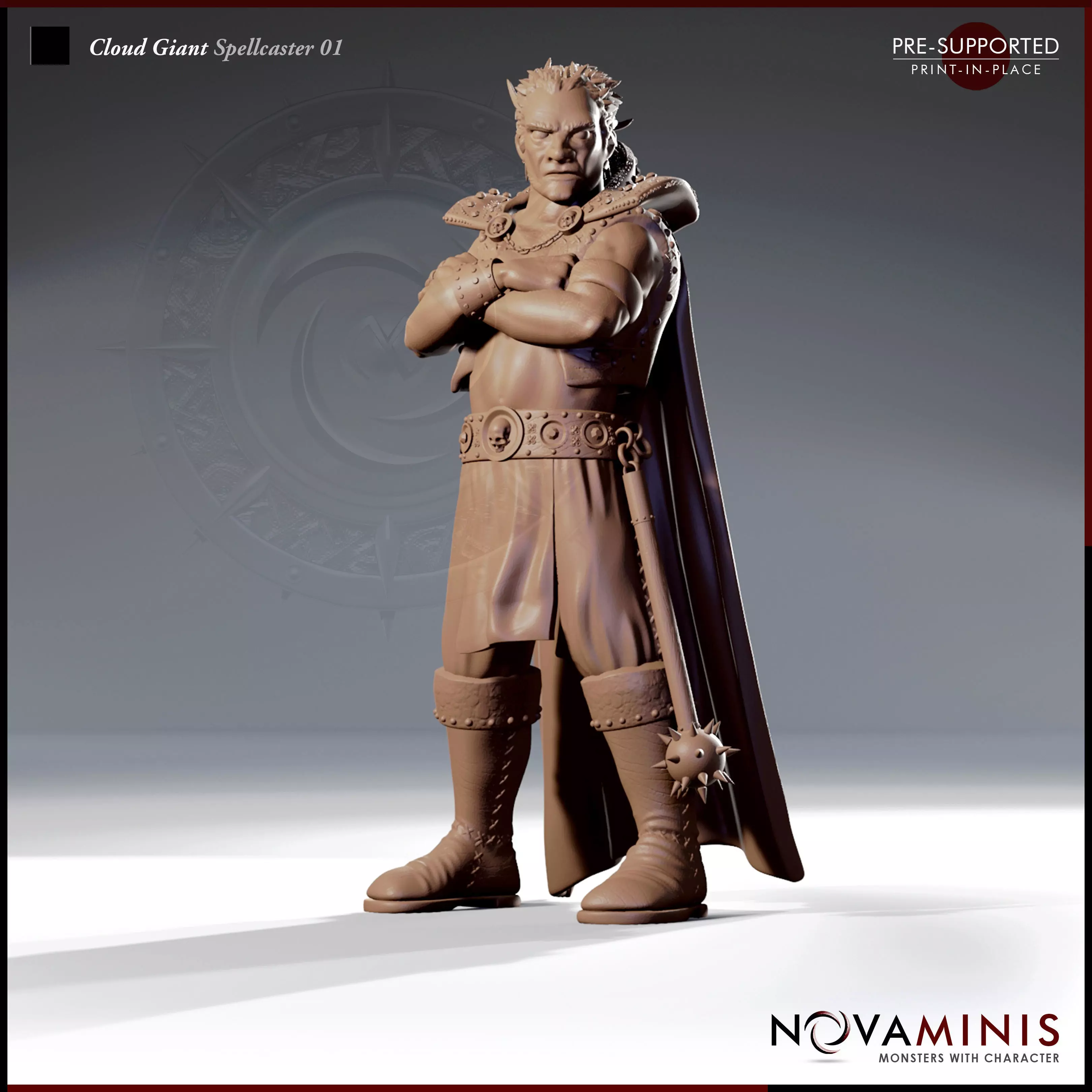 Cloud Giant Spellcaster 01 3D print model_0