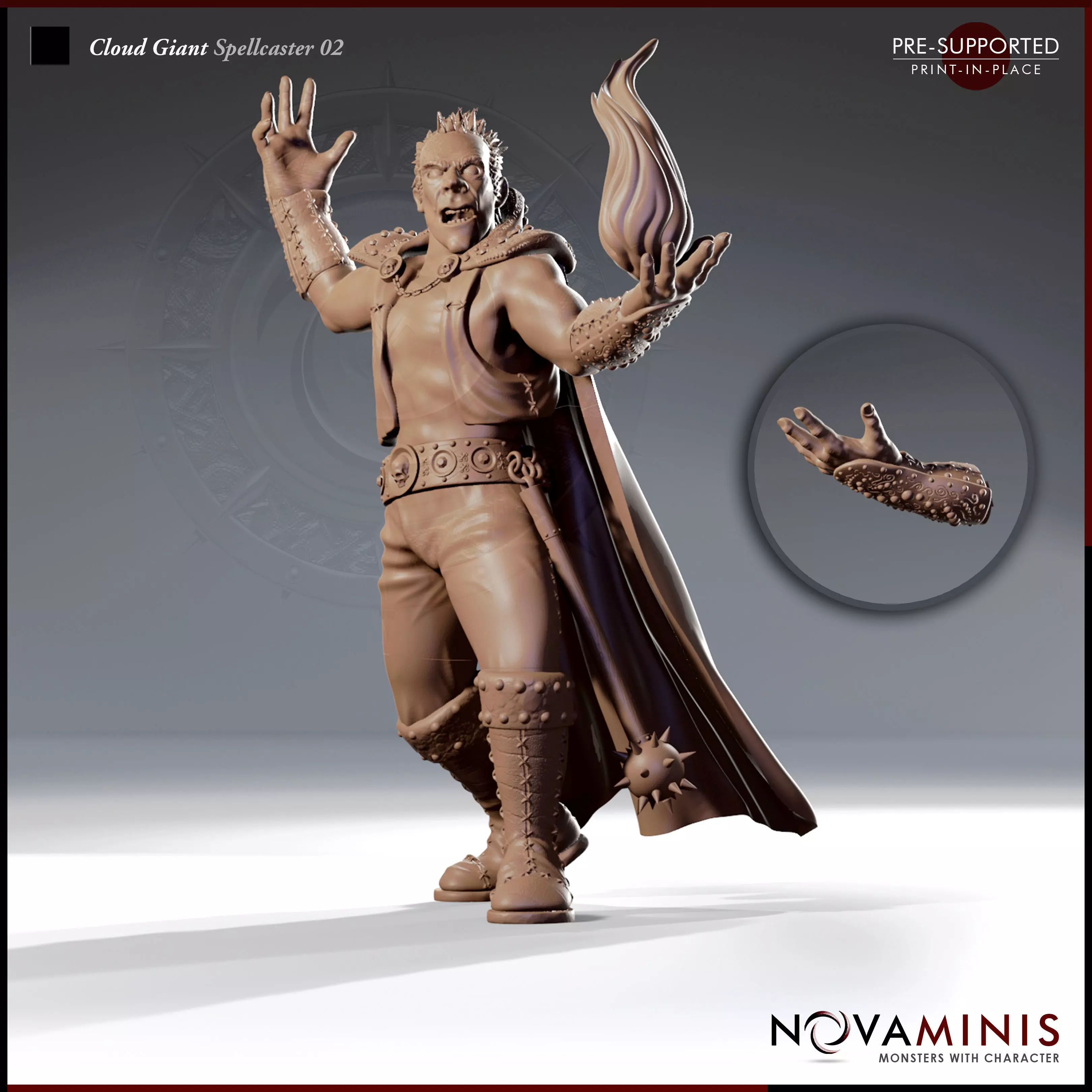 Cloud Giant Spellcaster 02 3D print model_0