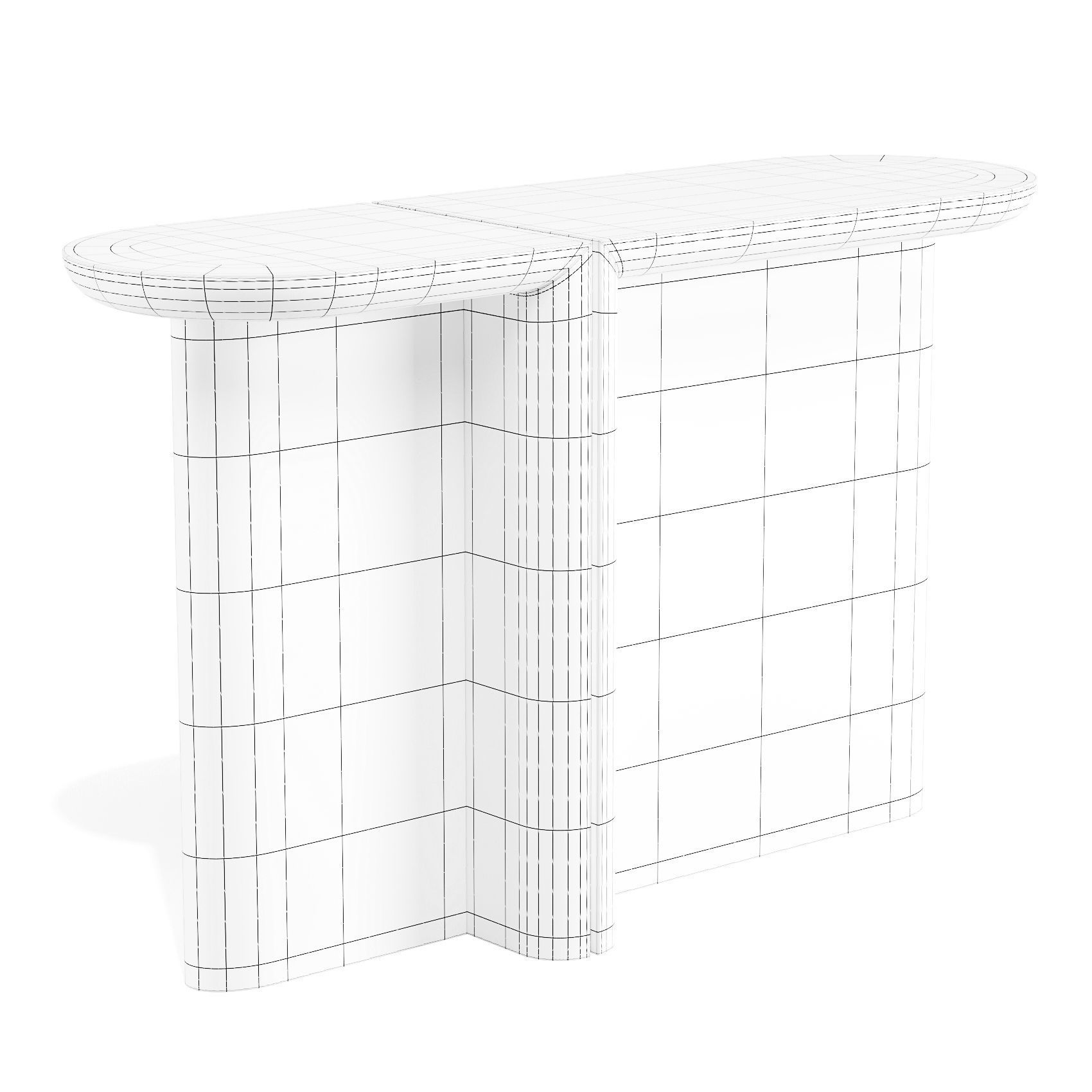 WeWood Re-Form - Console Tables 3D model_6